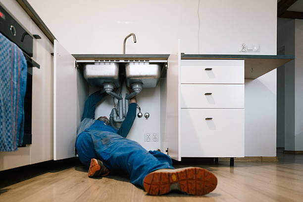 Professional Drain Cleaning technician working in Chester, PA
